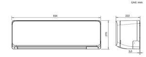 <span style="color: #ff0000;">Fujitsu</span> - ASYG 09 KMCG - Single Split - <span style="color: #0000ff;">2,5kW</span>/<span style="color: #ff0000;">2,8kW</span> - Afbeelding 2